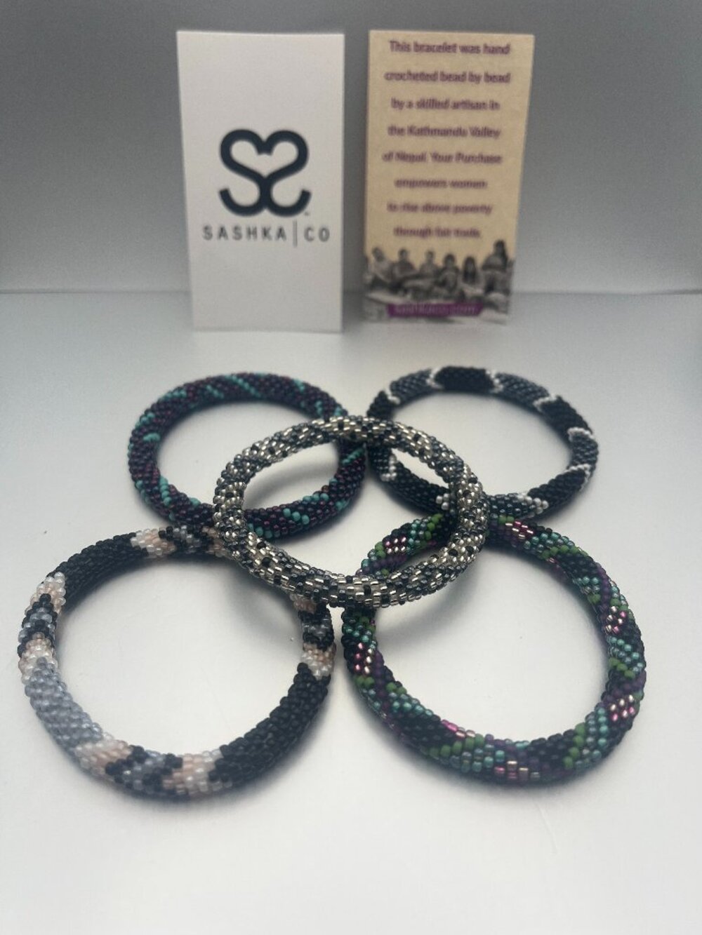 the Sashka Co. bracelets